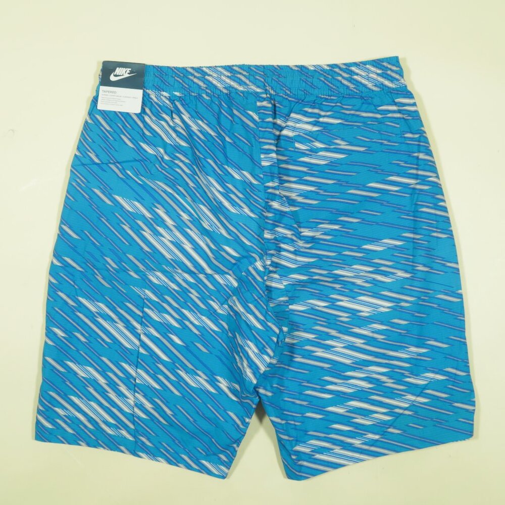Nike Conversion AOP Shorts Mens XL Blue Gray Tapered Stretch Ripstop New - Picture 3 of 7